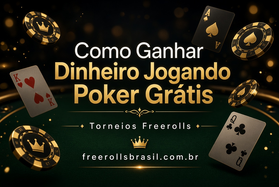 Como Ganhar Dinheiro Jogando Poker Grátis com Torneios Freerolls